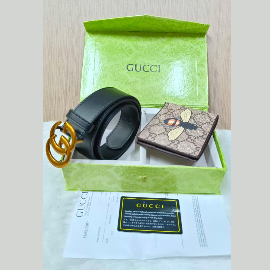 Gucci Combo Belt and Wallet